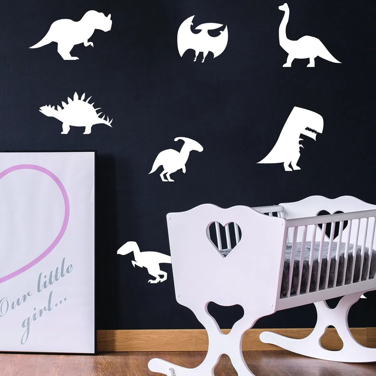 40x świecący w ciemności dinozaur dekoracja ścienna naklejka do pokoju - dinozaury sztuka chłopiec nastolatek dziecko lekka naklejka fajni chłopcy dinozaur świecące winylowe naklejki dla dzieci 8