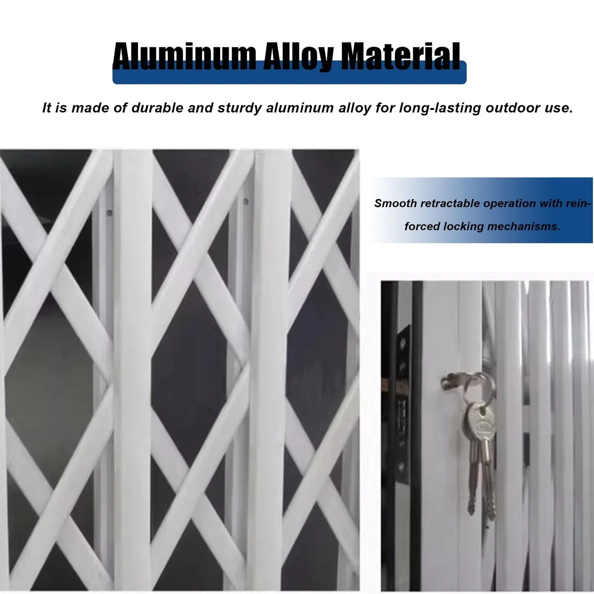 Pionowe składane pręty bezpieczeństwa ze stopu aluminium do okien domu i patio, szerokość 50-120 cm, trwała ochrona mieszkania, łatwa instalacja, 100 x 180 cm